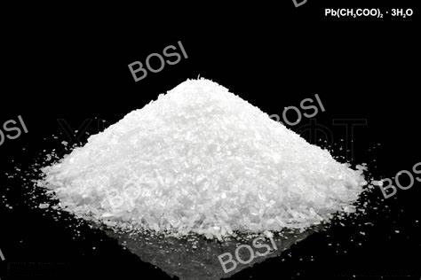 Άοσμος μόλυβδος II οξικό τριυδρικό σταθερό υπό κανονικές συνθήκες 280-282.C Σημείο τήξης